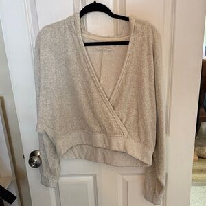 Urban Outfitters Cream V-Neck Sweater